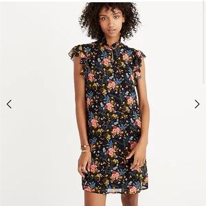 Madewell x No.6 Silk Beacon Dress in Garden Bouquet